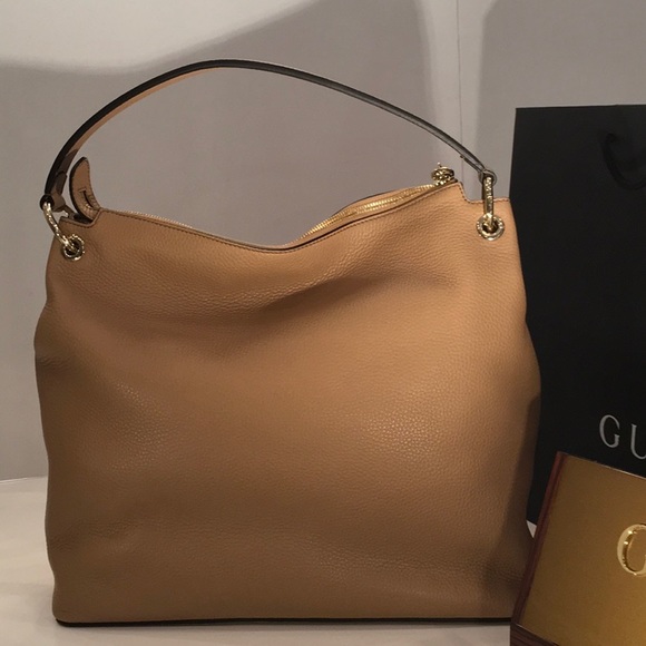 Gucci Women's Camelia Beige GG Soho Handbag 536194 - Picture 3 of 6